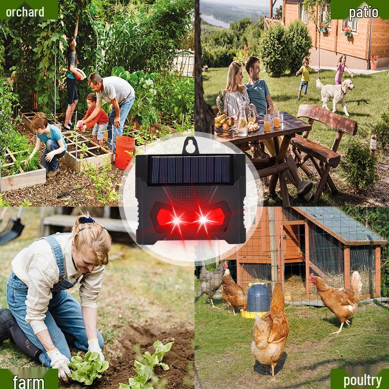 Ultrasonic Mouse, Bird, and Animal Repeller with LED Flashing Lights