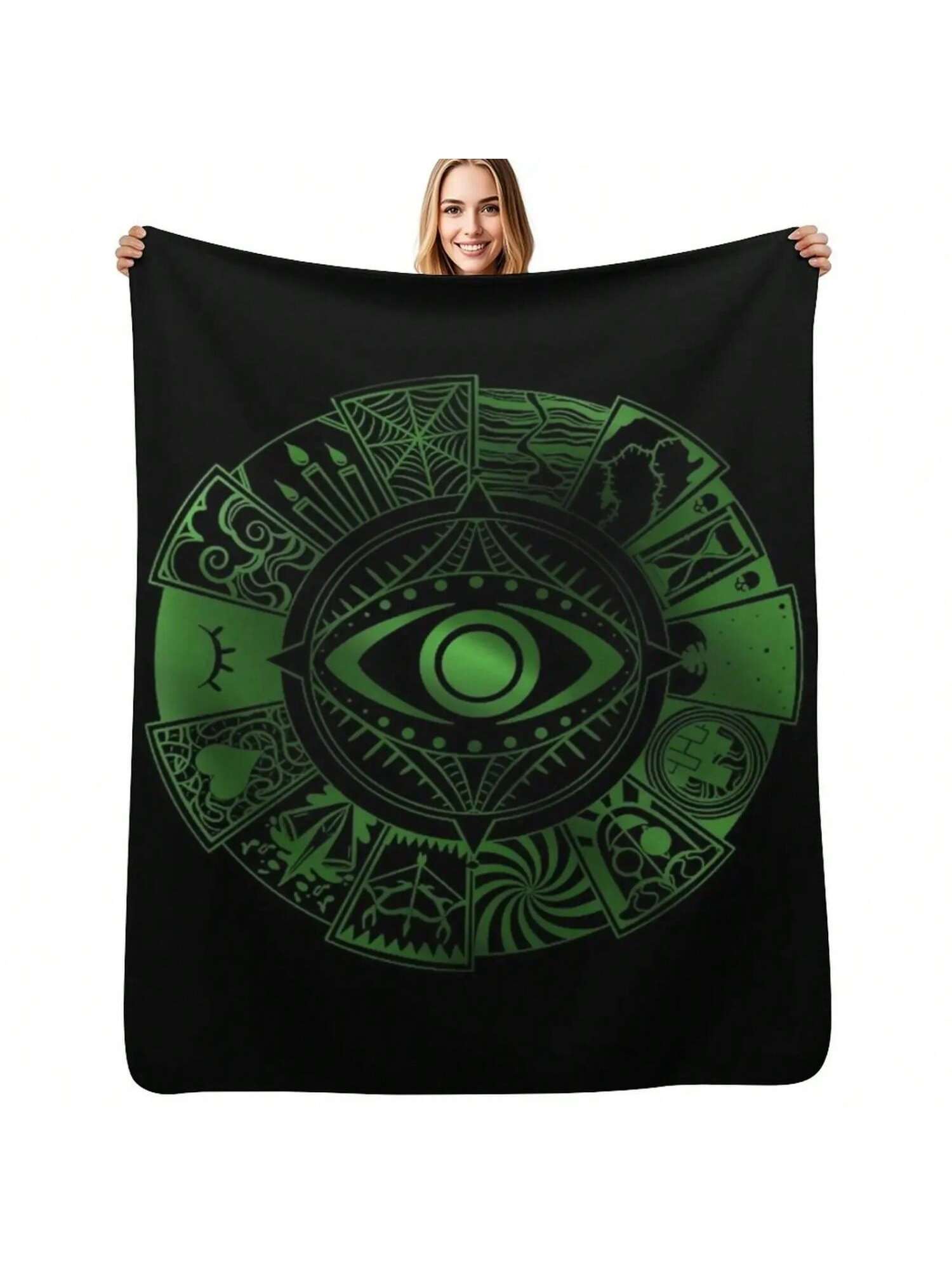 15 Fears Wheel T-Shirt Throw Blanket Heavy Luxury Warm For Winter Bed Plaid Blanket S разноцветный