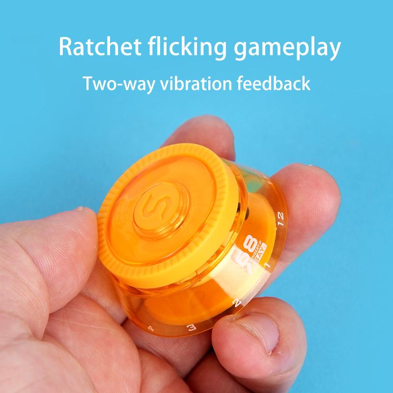 Magnetic Lucky Roulette EDC Ratchet Fidget Spinner Finger Toy Adult Stress-relieving Toy ADHD Tool Gift for Kids