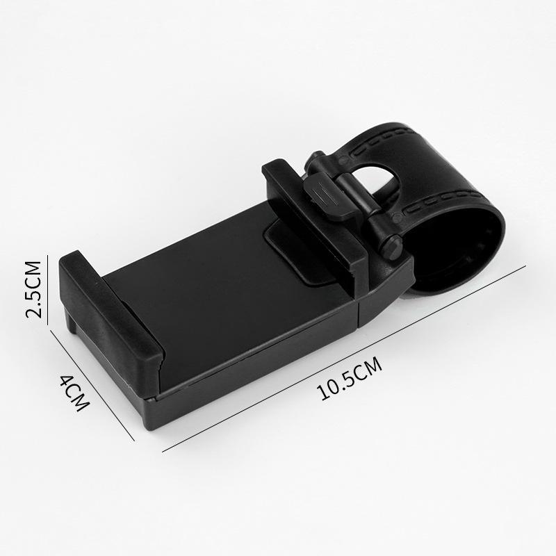 Car Steering Wheel Phone Holder with Secure Buckle