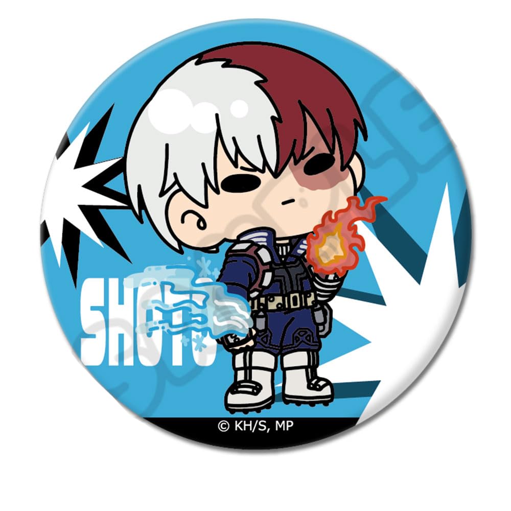 TV Anime Hero 3rd Edition Round Can Badge M YB "My Academia" [Shoto Todoroki] Everyone's Mochocho! [57mm]