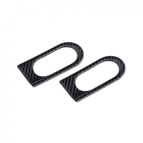 Carbon Fiber Cover Frame Trim Steel Turn Signal For Benz Smart Fortwo 2015-20