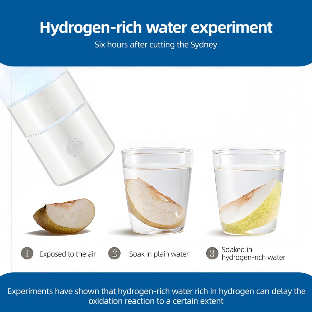 Portable Hydrogen Water Bottle Generator for Water Hydrogen Water Generator for   Travel 330ML