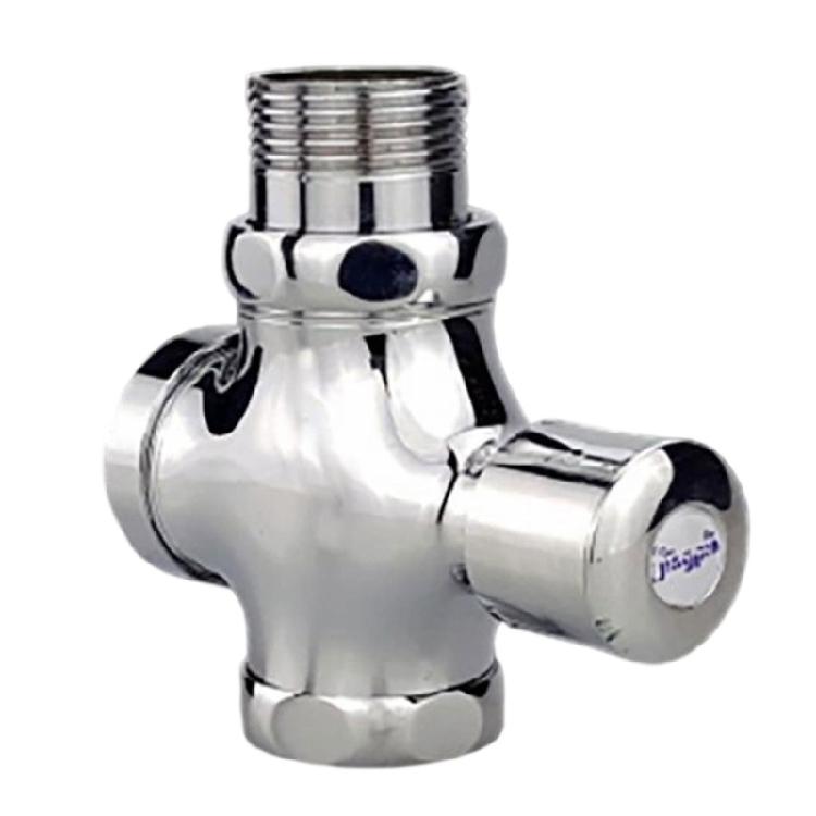 

Press Style Delay Shutoffs Brass Flush Valves Efficient Single Press for Commercial Residential Bathroom Drain Systems
