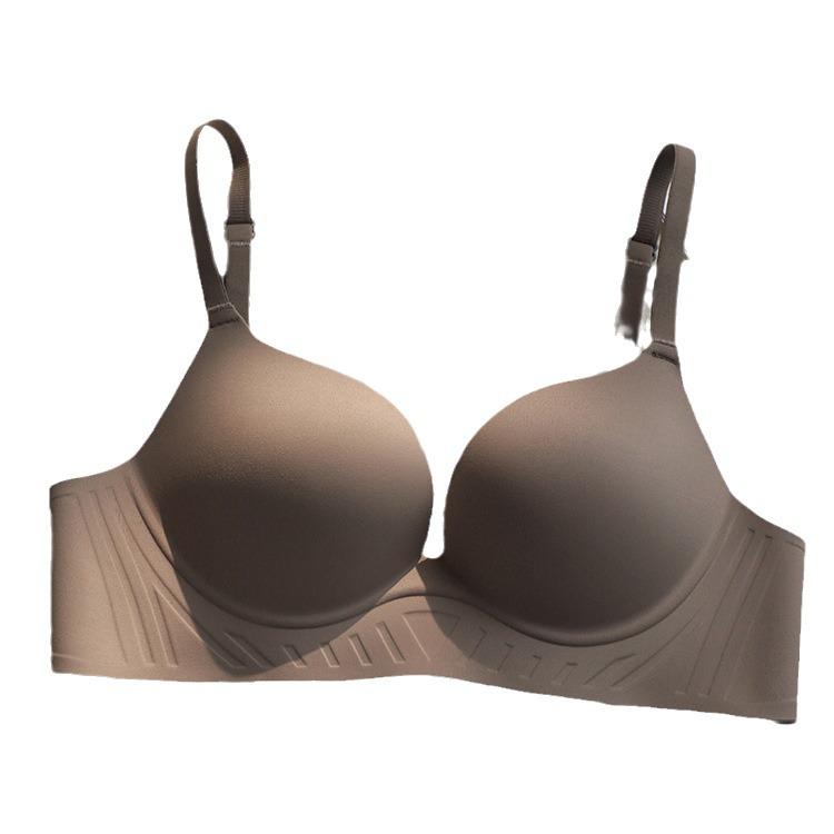 Girls' One-Piece Seamless Underwear Set with Supportive Bra