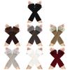 Teenagers Winter Half Finger Mitten Plush Cuffs Keep Warm Lengthen Wrist Gloves