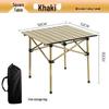Folding Portable Carbon Steel Camping Table and Chairs Set for Outdoor Dining and Street Stalls