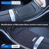 Leder Armaturenbrett Mittelkonsole Dekorative Abdeckung Dekoration für Mercedes-Benz C-Klasse W206 Auto Zubehör Styling