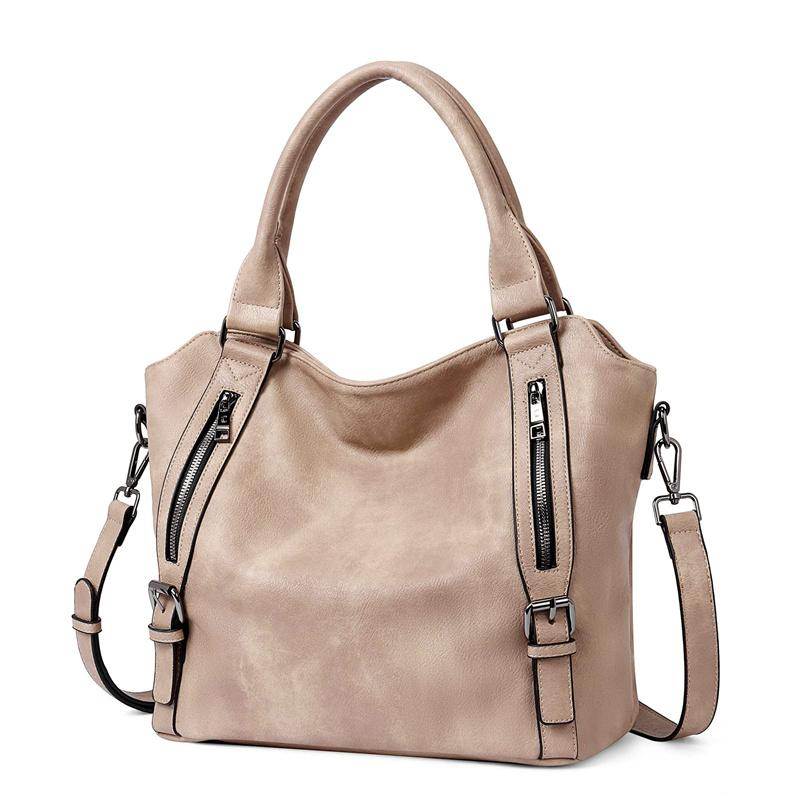 Damen Veganes Leder Laptop-Tote-Bag, Große Kapazität Schulter-Hobo-Tasche, Trendige Vielseitige Tägliche Pendler-Arbeitstasche