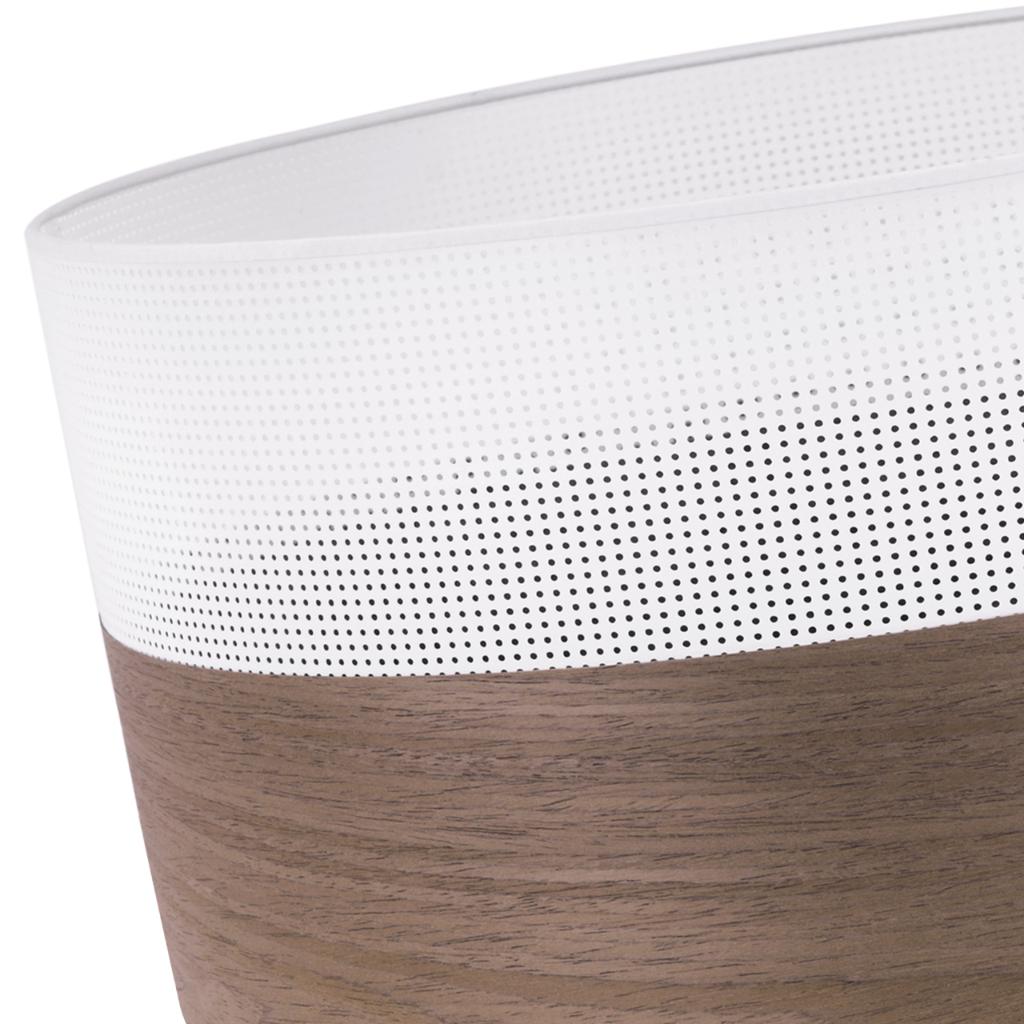 Single Hanging Lamp, Walnut Veneer Lampshade, 40Cm