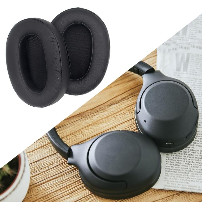 Comfortable Ear Pads for WH XB900N Headphones Durable Earcups Sponge Covers High-Quality Black Ear Pads Replacement
