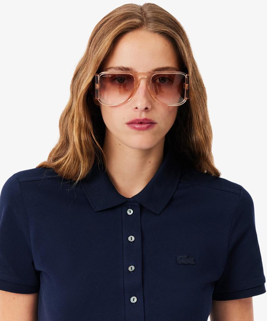Lacoste Women'S Slim Fit Mini Pique Polo Dress Ef5473-56G 166
