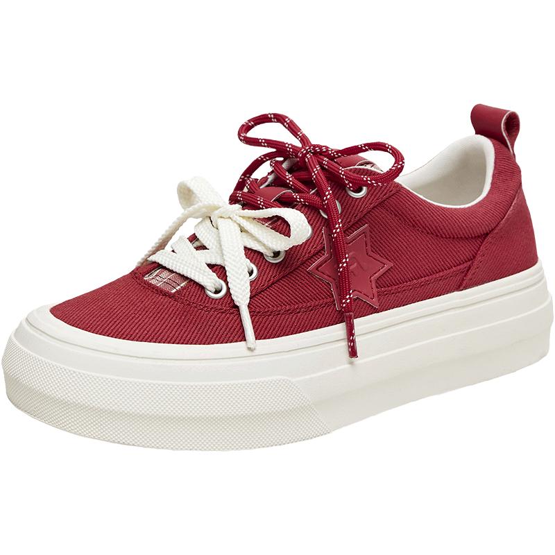 Tianmeiyi Women s Canvas Board Sneakers 36