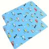 Waterproof Washable Baby Changing Pad Two Piece Set 30x40cm Dinosaur Pattern Reusable Mat for Infant Care and Protection