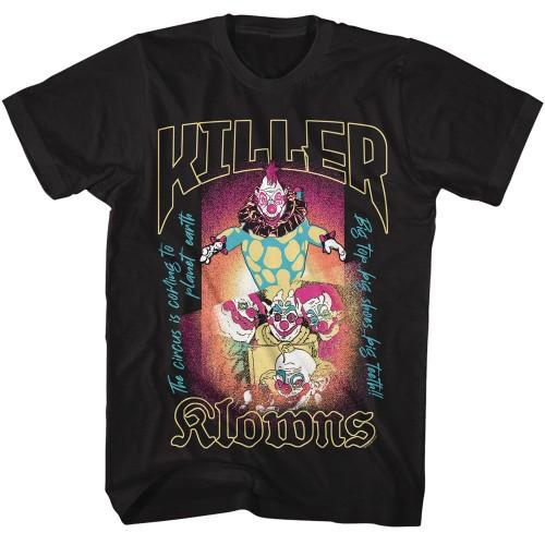 Killer Klowns From Outer Space Black Adult T-Shirt Unisex T-Shirt XXL