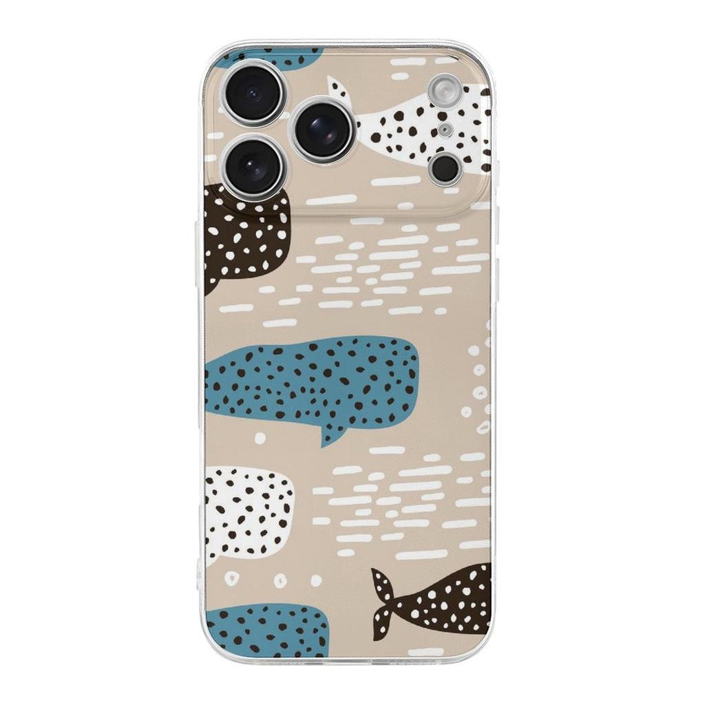 1 Pack For Iphone 17/17Air/17Pro/17ProMax Transparent TPU Drop Protection Cover With Smooth Buttons, Clear Back And Slim Grip