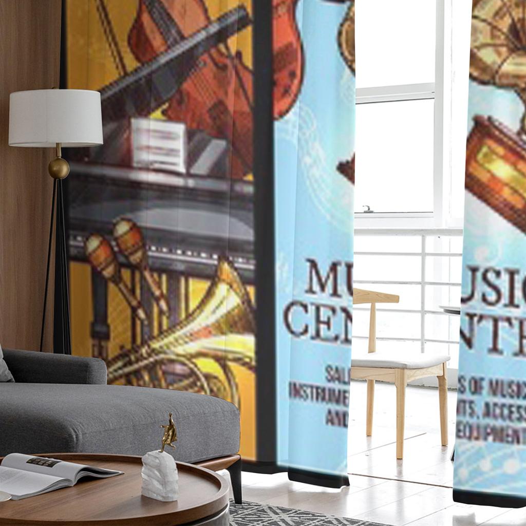 Instrument muzyczny Tiulowe przezroczyste zasłony okienne do salonu Sypialnia Nowoczesne zasłony z szyfonu woalowego z organzy Zasłony dekoracyjne