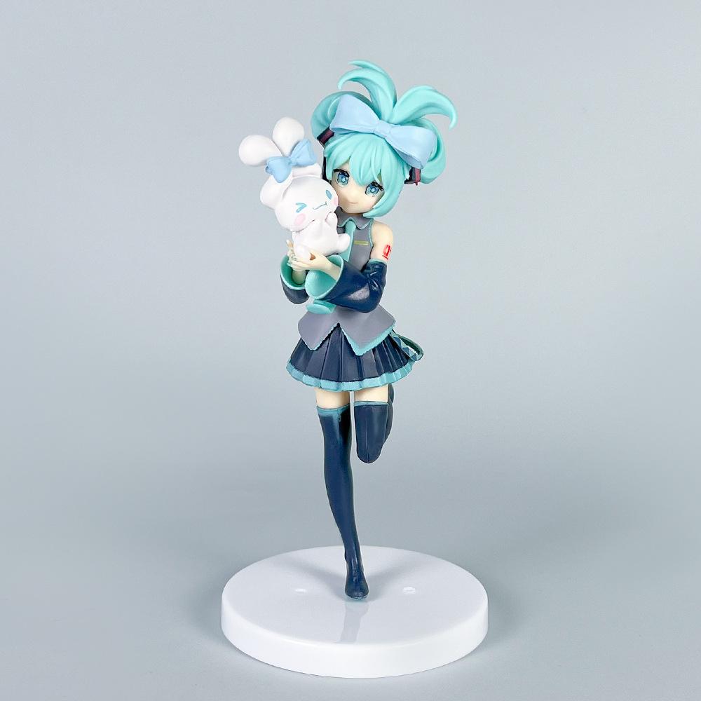 Hatsune Anime Miku Figure Wedding Dress Action Figures Cute Kawaii Swimsuit Vocaloid Pvc Collectible Model Toys Girl Gift