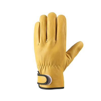 Gants de Travail Cuir de Mouton Travailleurs Travail Soudure Protection Sécurité Jardin Sports Moto Conducteur Gants d'Alpinisme