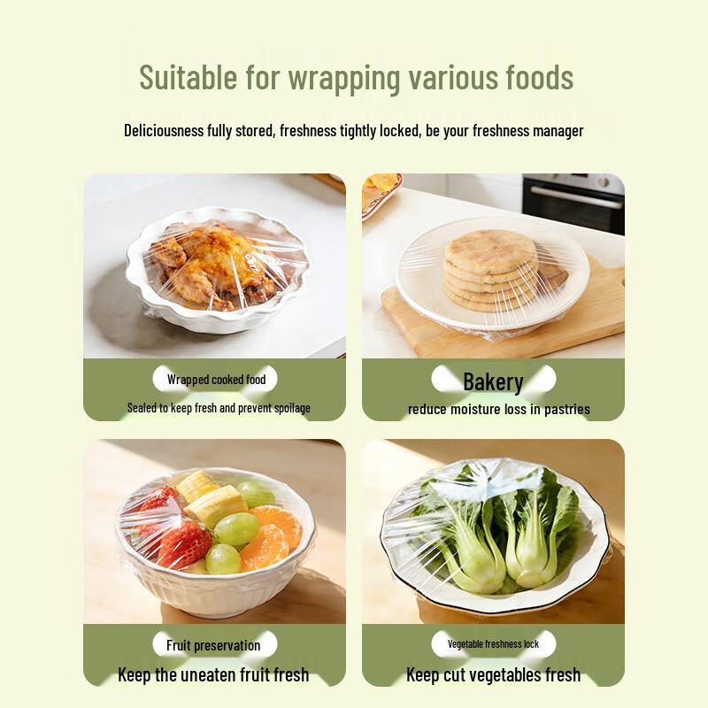 WOLSGIN Food-Grade Magnetic Disposable Food Covers
