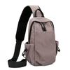 Retro Oxford Shoulder Bag Zipper Pocket Nylon Shoulder Bag Protable Chest Bag Men  Outdoor