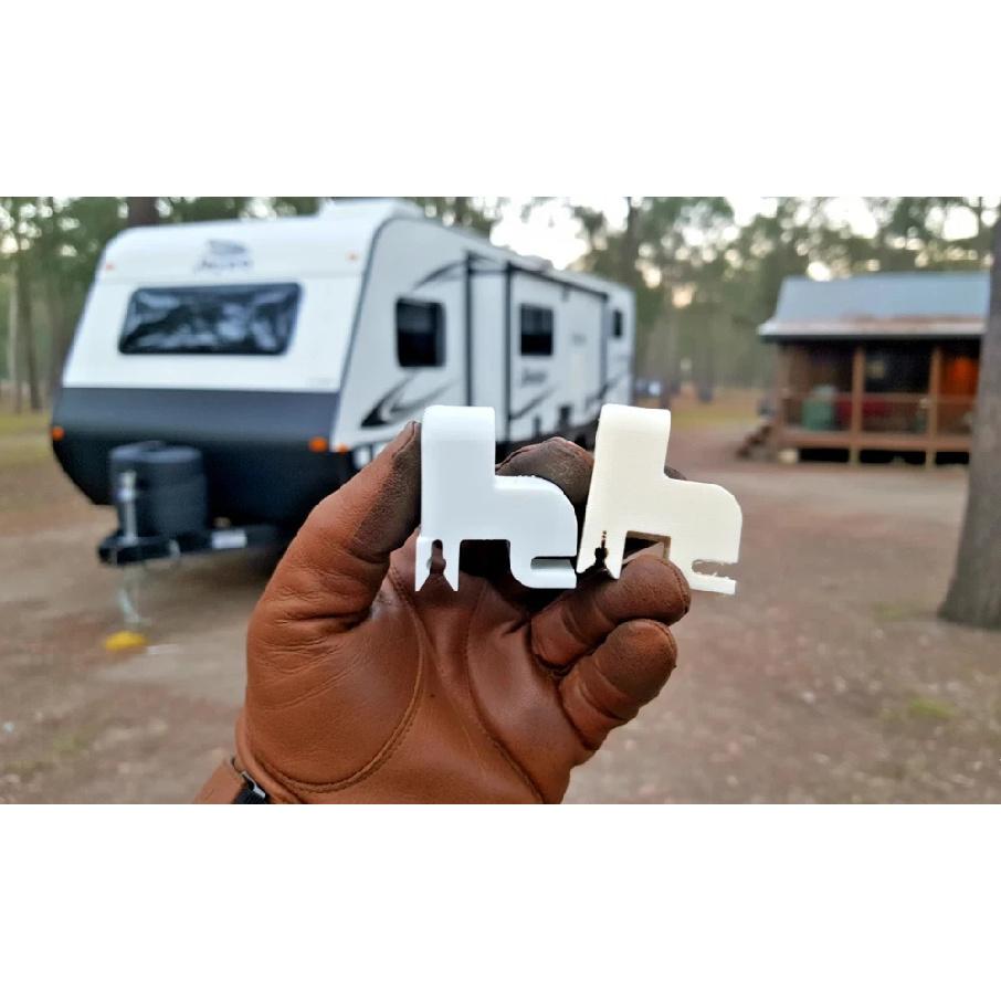 2PCS Freezer Shelf Buckle Refrigerator Clips Glass Clamp Cooler Fridge Support Fixing Bracket For DOMETIC RV Refrigerator Shelf