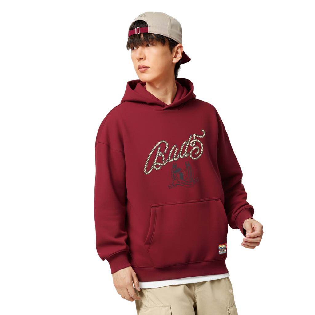 Li Ning Badfive 3D Loose Fit Hoodie With Logo Men Hoodies AWDW025-9