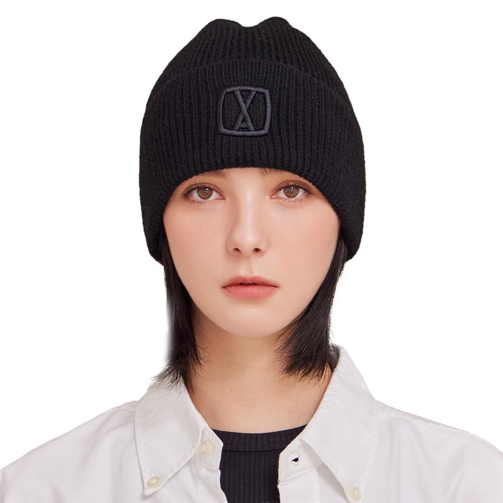 

VA 3D Квадратная шапка-бини Черная чёрный