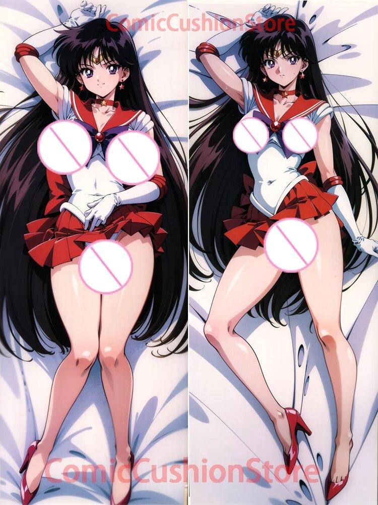 

Dakimakura anime hino rei sailor moon Double-sided Print Life-size body pillows cover Adult pillowcase