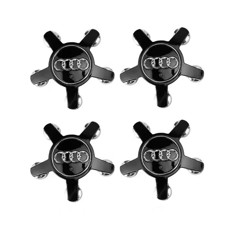 2026 4YGYE 60mm 61mm 69mm 128mm 4Pcs Car Wheel Hub Center Caps Rim Cover Badge For 4YGYE S-Line A3 A4 A6 Q3 Q5 A5 Q7 A1 A8 Q2 Q8 Q4 A4L