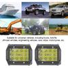 LED Work Light, 1 Pair 1V-48V 4Inch 4-Row 36W Universal Working Light Bar Driving Lamp For Trucks Forklifts Off Road Vehicles Engineering Vehicles