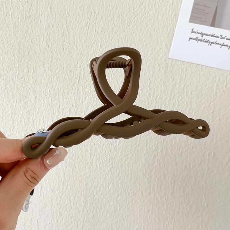 11-13cm Vintage Cross Hair Clip Large Barrette Crab Hair Claws Bath Ponytail Clip for Women Girls Claw Clip Hair Accessories