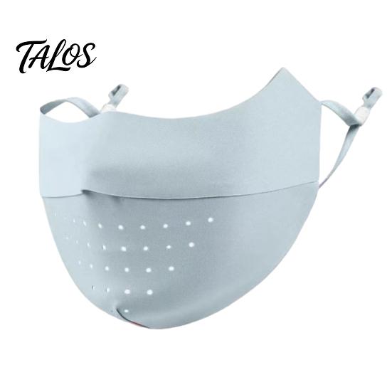 UPF 50 Face Guard Seamless Breathable Holes Design Sunscreen 3D Slim Outdoor Sports Ice Silk Fabric Protector