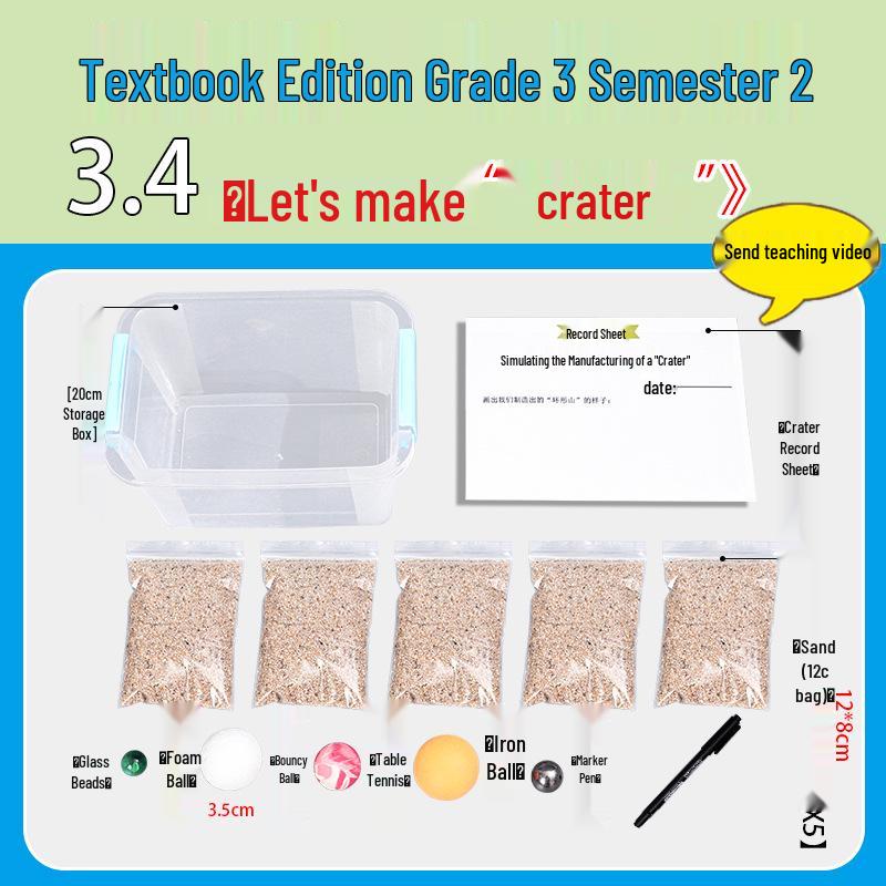Third Grade Science Experiment Kit: Make a Caldera