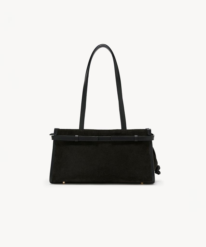 Clave Sunny Suede Dark Brown Tote Bag