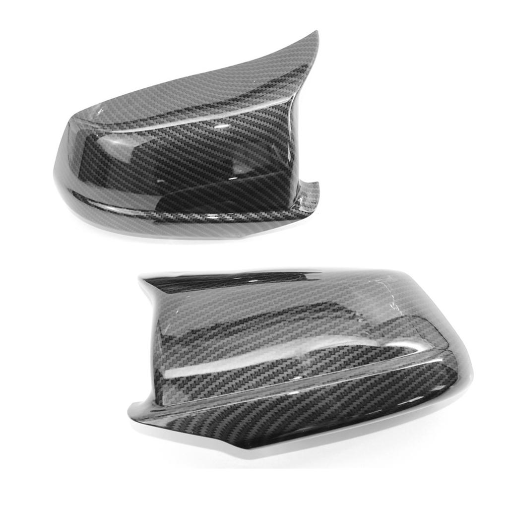 2pcs Side Mirror Covers Rear View Mirror Cover Carbon Fiber Outside Housing Mirror Cover Cap