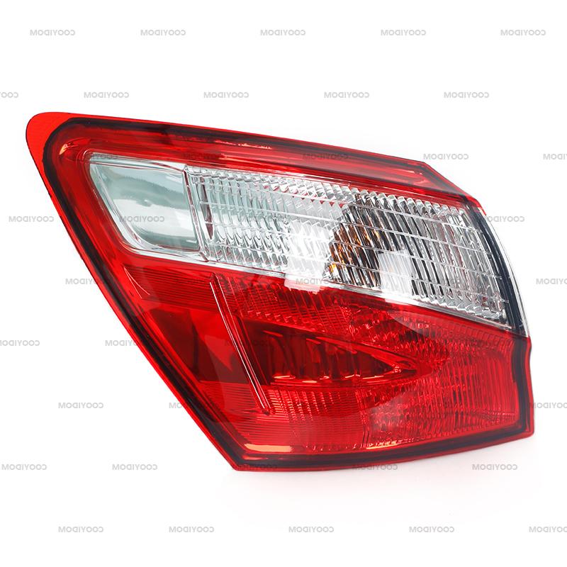 For Nissan Qashqai 2010 2011 2012-2014 EU Version Tail Light Outer Side Rear Brake Light Turn Signal Light Fog Lamp Accessories 1Pcs Left