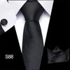 Men's Business Professionals Striped Tie Wedding Suit Accessories Polyester Tie Men