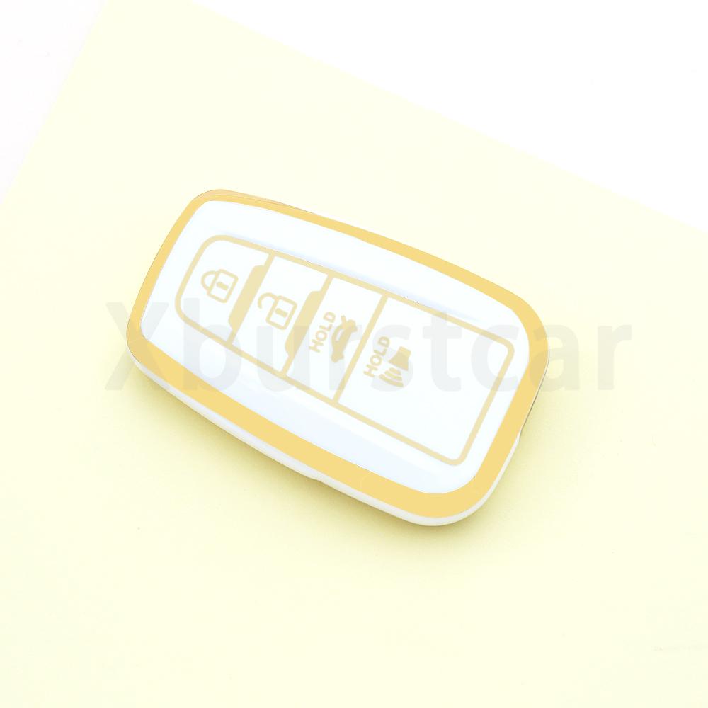 Soft TPU Key Case Keyless Protection Cover  For Toyota Corolla 4Runner Highlander RAV4 Camry Prius Auto Shell Fob Holder Bag