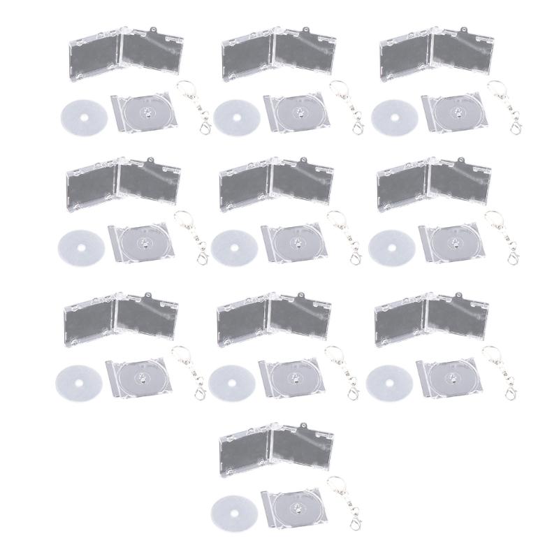 

10 шт. Акриловий брелок Пам ятний міні-альбом Брелок Шарм Сувенір Стильний підвіс на рюкзак для любителів музики