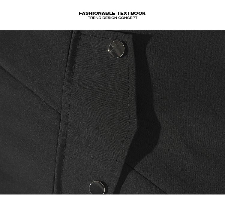 Bílé voděodolné pracovní kalhoty na jaro 2025, Velké velikosti M-5X, Styl HK24114