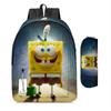 Spongebob Squarepants Children'S School Bag Male And Female Students Backpack Kindergarten Cute Cartoon Backpack Pencil Bag