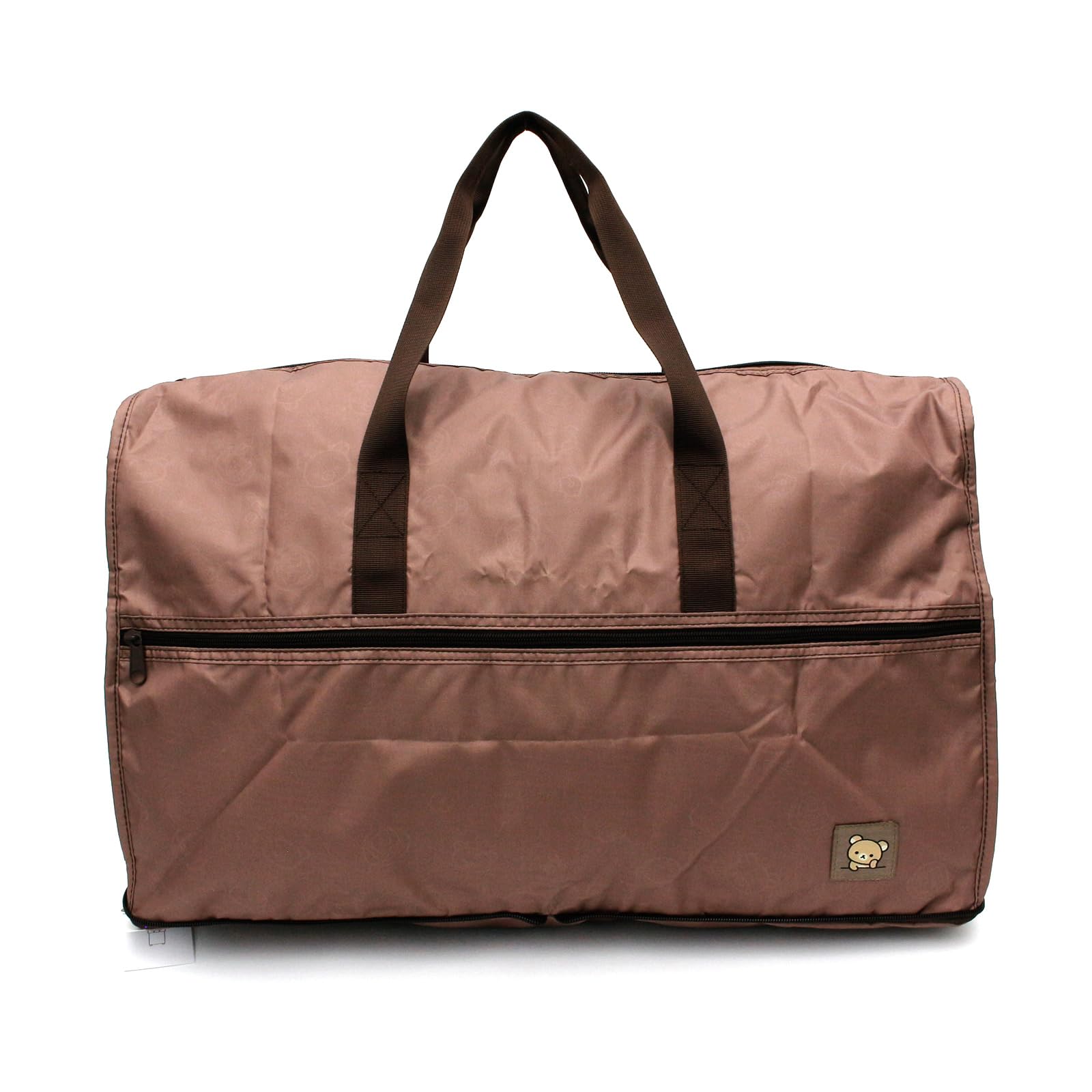 

[Travel Collection] Foldable Boston Bag (Large) Carry-on Compatible, TRC0404 RK37 New Basic 2 Brown