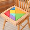 Cushion Tangram Creative Children Game Splicing Plush Toy For Early Learning