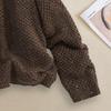 Women's Hollow Knit Wool Blend Sweater Top