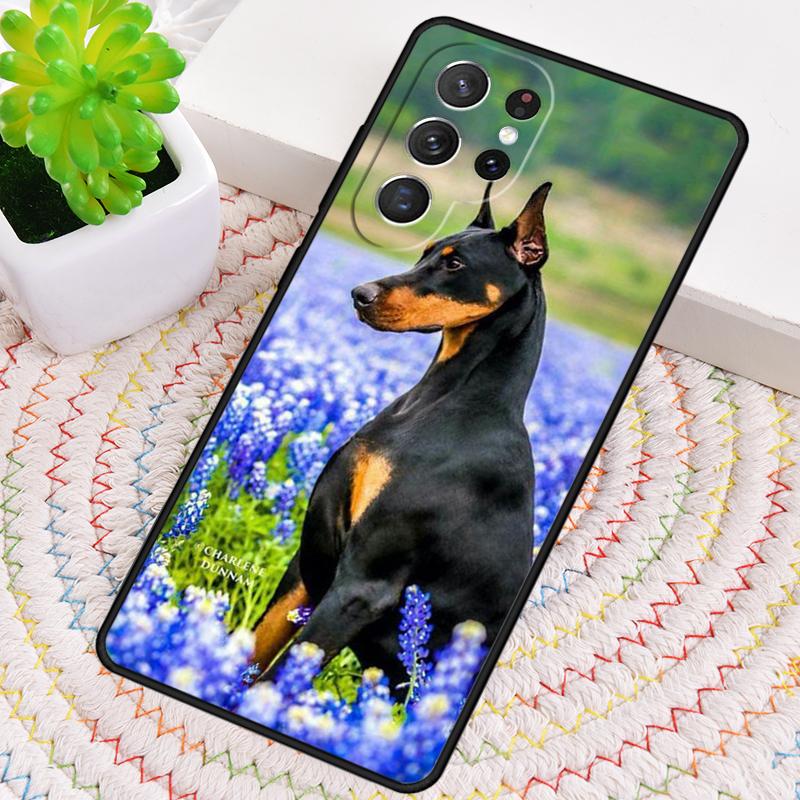 Animals Doberman Dog Phone Case for Samsung Galaxy Note 10 Pro S26 Ultra S23 S24 FE S25 S21 S22 PLUS Shockproof Cove