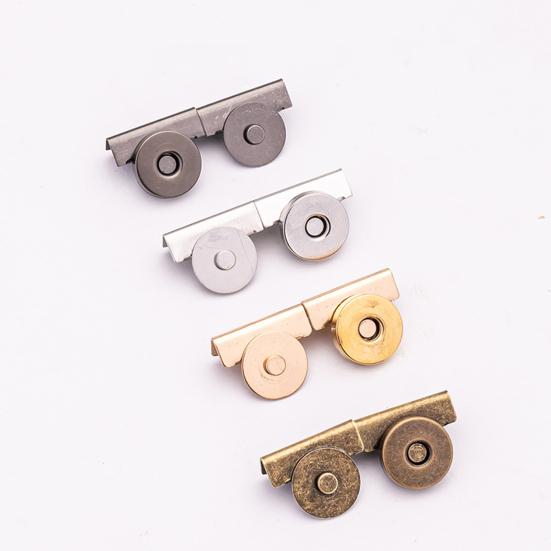10 Sett Uten Sying Sømløse Magnetiske Trykknapper Metall Magnetisk Spenne Lås for Veske Håndveske Klær DIY Håndverk