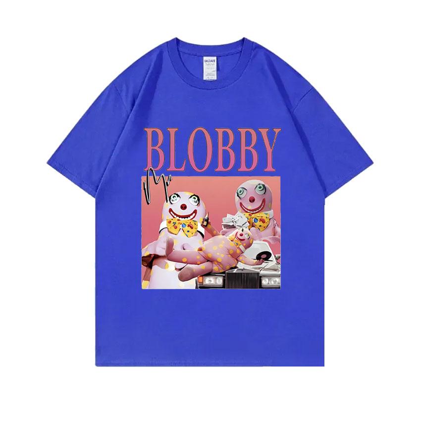 Mr Blobby Funny Meme Tshirt Unisex Women Joke Humor Tshirt Male Fashion Vintage Short Sleeve Unisex Pure Cotton Crewneck T Shirts