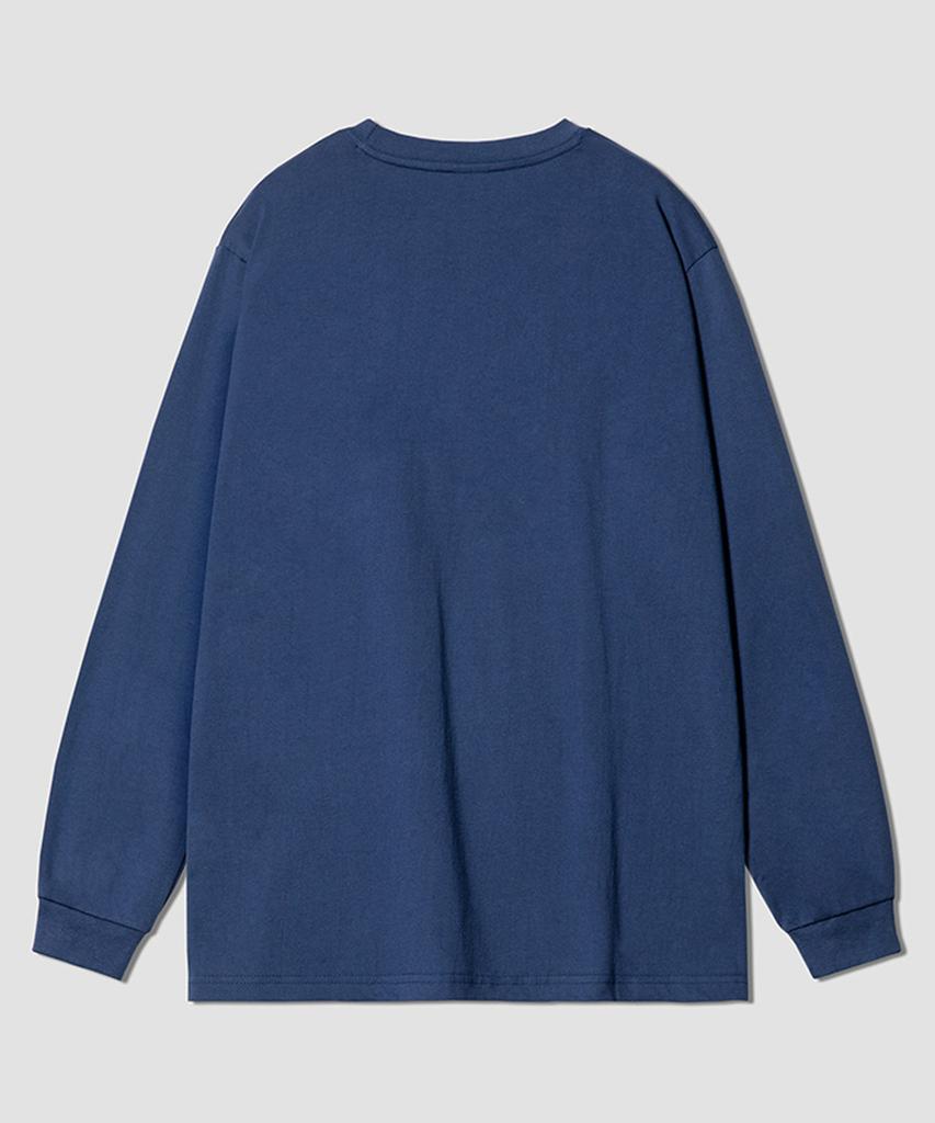 Geulaenpini Basic Pocket Long Sleeve - Dust Blue