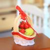 1/12 Dollhouse Simulation Fruits Basket Model Dollhouse Mini Scene Decoration Playing Kitchen House Ornament Dollhouse Accessory